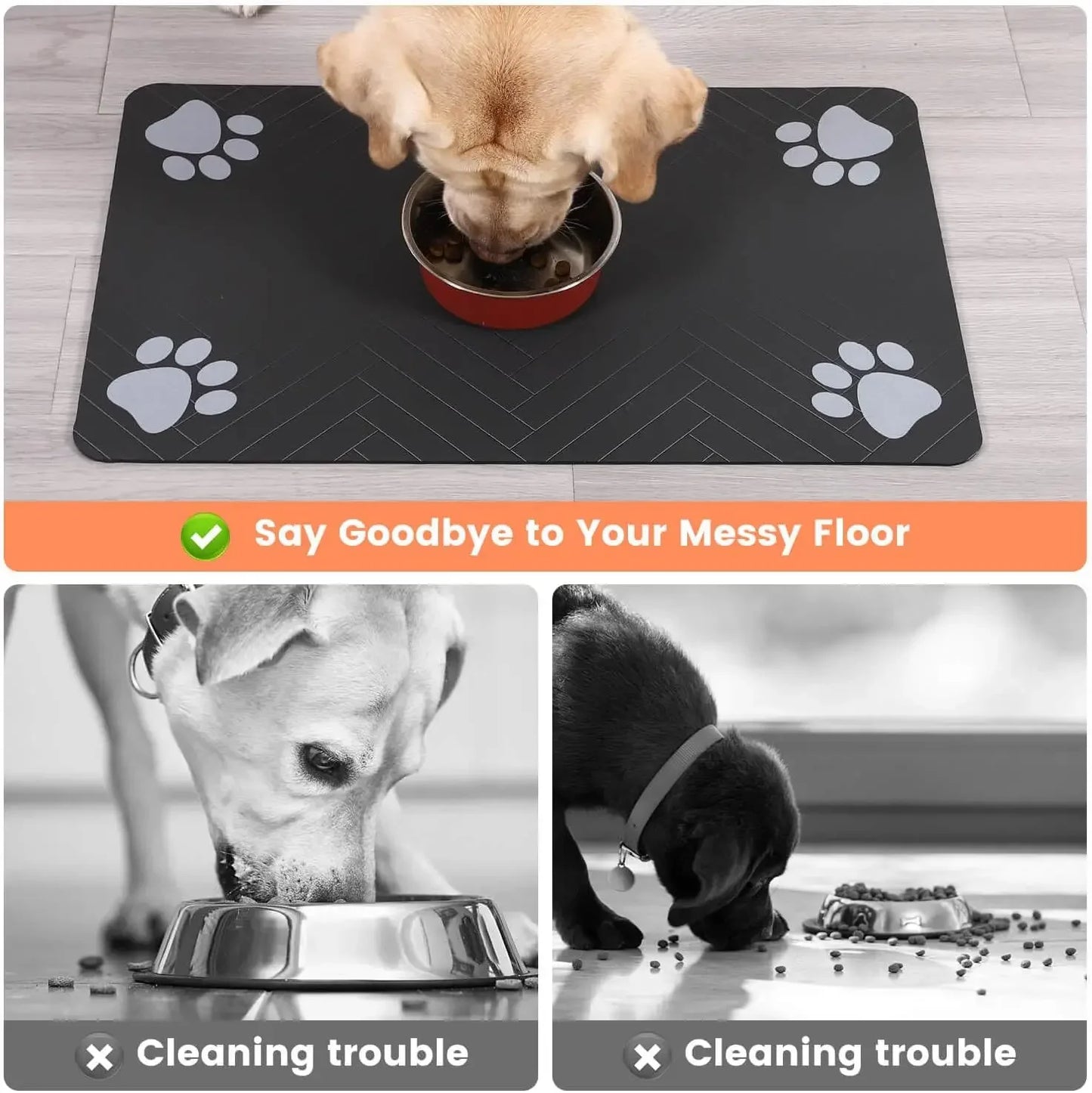CleanZen – Tapis de Gamelle Absorbant Premium