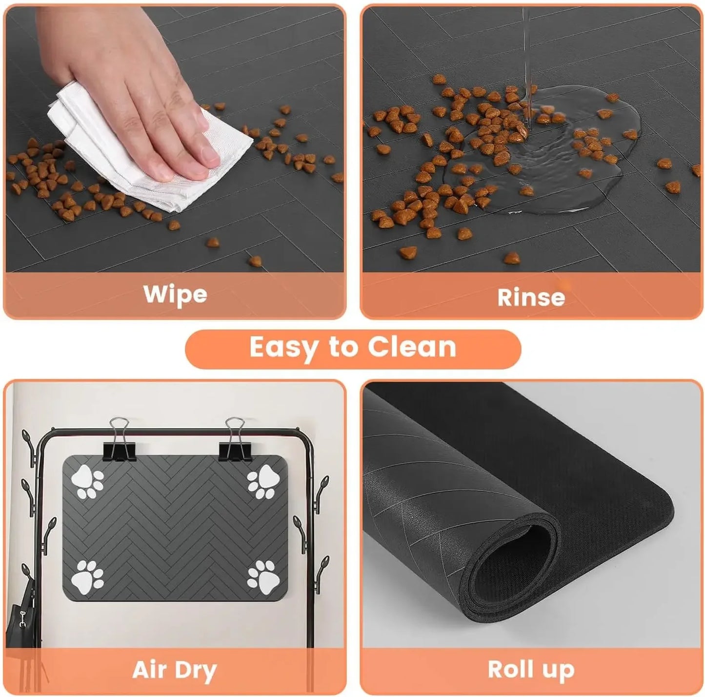 CleanZen – Tapis de Gamelle Absorbant Premium