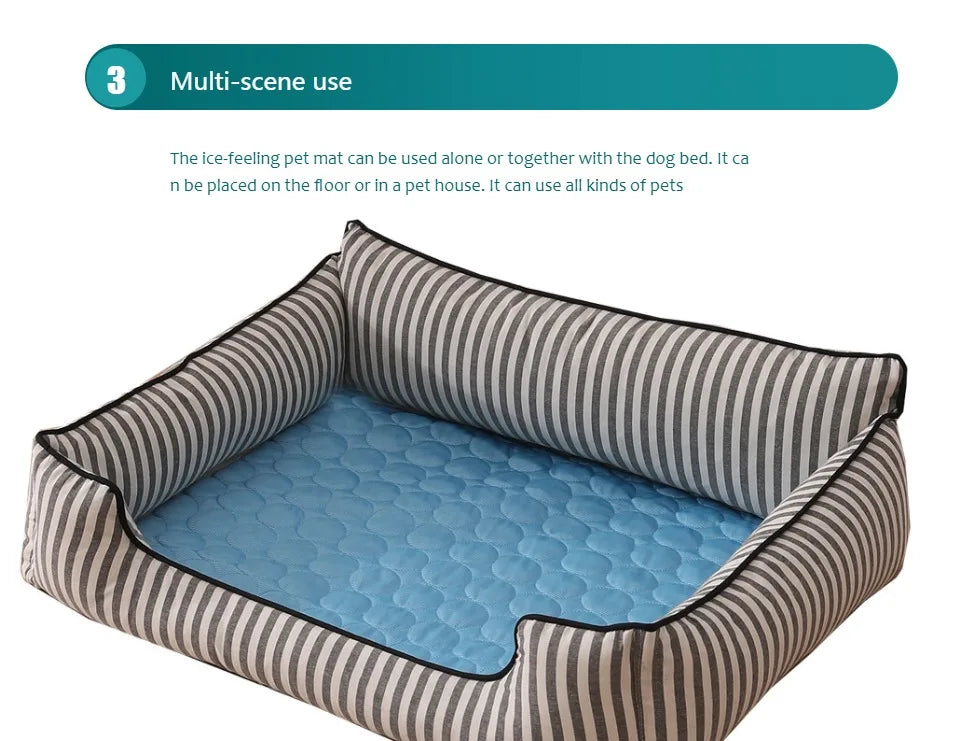 Brise de Pattes – Tapis Rafraîchissant Multi-usage