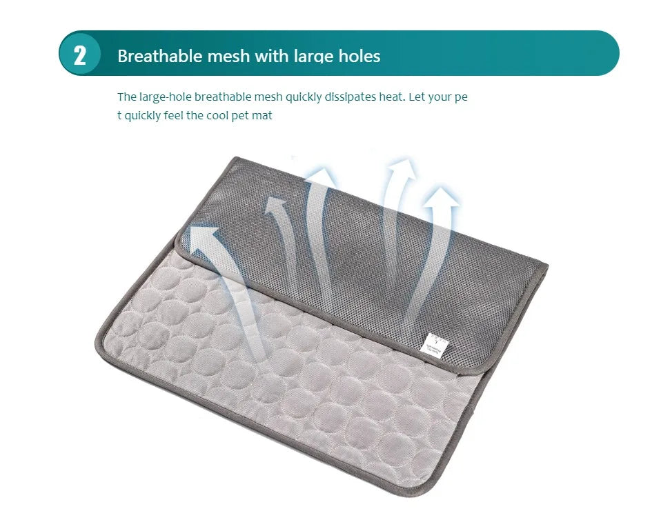 Brise de Pattes – Tapis Rafraîchissant Multi-usage